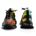 thumbnail image 3 of Colorful Flowers Spring Walking Shoes for Men Woman Lightweight Tennis Fashion Elastic Sports Shoes Cushion Basketball Shoes, 3 of 7