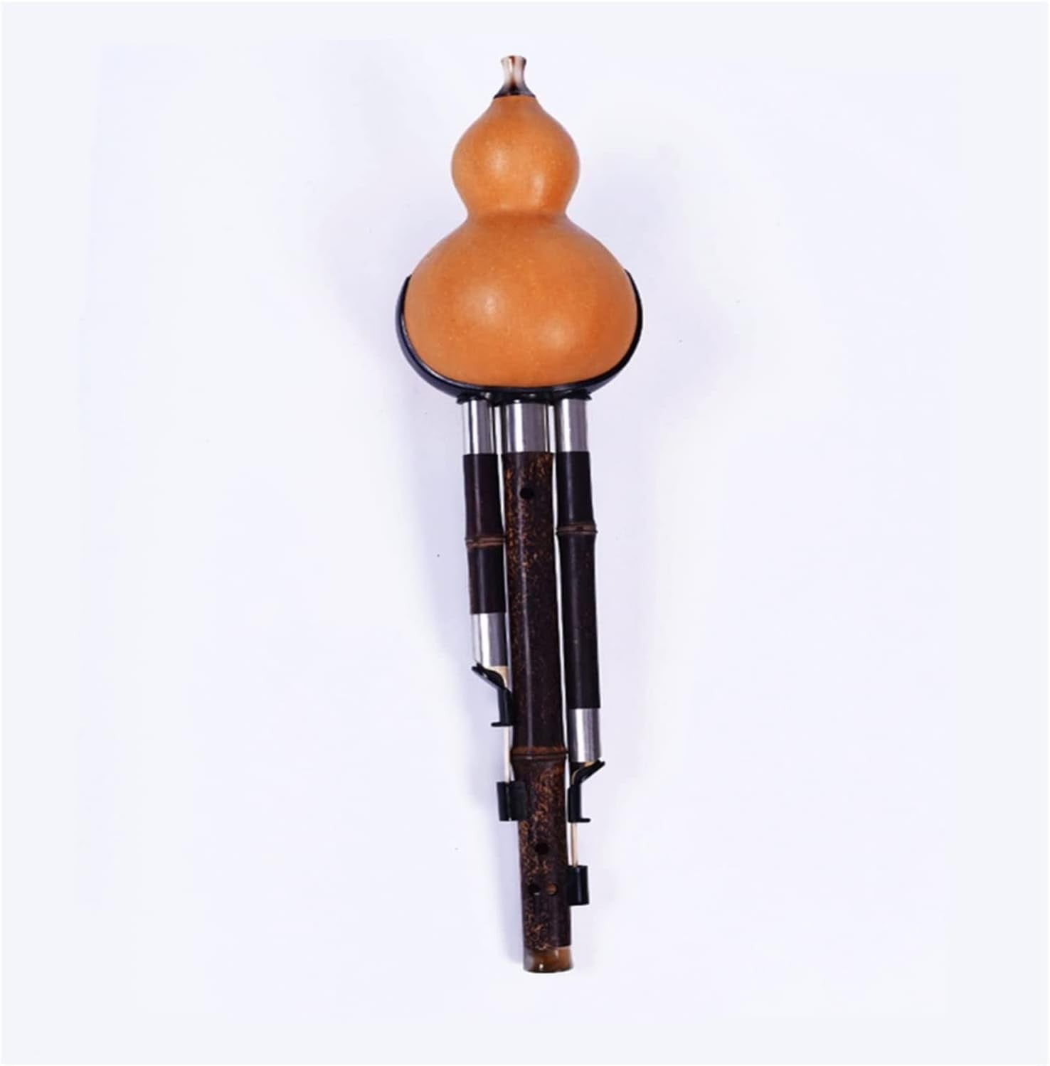Bamboo Flute Hulusi 3 Tone Gourd Flauta Crashproof Calabash Hulusi Folk Musical Instruments Professional Cucurbit Flauta Chin, [Energy Class A]