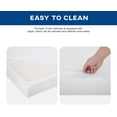 thumbnail image 5 of YRLLENSDAN 6 Inch Medium Firm Feel Full Memory Foam Mattress, Cooling Gel Infusion CertiPUR-US Certified / Comfy Support Mattress in a Box, White(6 In, Full), 5 of 7