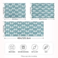 thumbnail image 2 of Ryvnso Satin Pillowcase Turquoise Bows Pillow Cases Standard Size 26x20in, 2 of 6