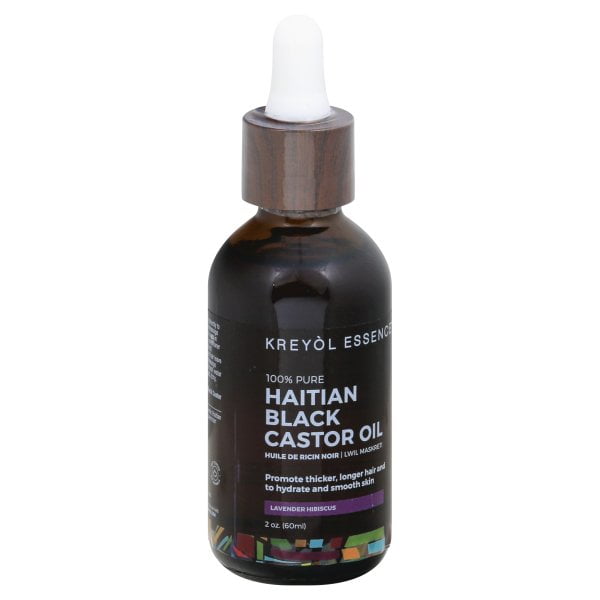 KREYOL ESSENCE Mango, Papaya & Coconut Haitian Black Castor Oil, 2 OZ