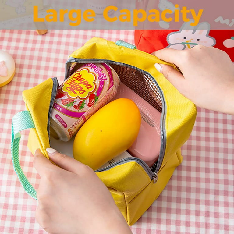 Kawaii Stuff School Office Supplies Kawaii Lunch Bag for Girls Boys Cute  Lunch Box Insulated Cooler Bag 