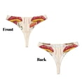 thumbnail image 3 of Fotbe Frog Sitting On Mushroom Tanga Sin Costuras para Mujer con Estampado – Panties Invisibles, Transpirables y Cómodos para Uso Diario-Small, 3 of 6