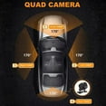 thumbnail image 4 of 4-Channel 1080p Car Recorder,Driving Security 4-Channel 1080P Car Recorder, 360° Dash Cam Front and Rear Inside, Wi-Fi GPS & App Control Car Camera,4 Channel Dash Cam(64GB), 4 of 7