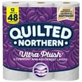thumbnail image 1 of Quilted Northern Ultra Plush Papier Hygiénique 3 Plis, 12 Méga Rouleaux 48 Rouleaux Réguliers, 1 of 5