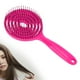 thumbnail image 5 of Cepillo para desenredar el Cabello Salón Cabeza Redonda Desenredante Peine Alisado Cepillo para el Pelo Rizado, 5 of 7