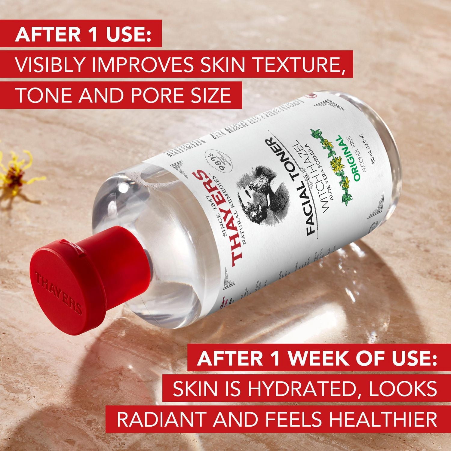 Thayers Original Facial Toner Alcohol-Free Witch Hazel and Aloe Vera