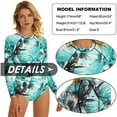 thumbnail image 5 of Diving suit sexy swimsuit long-sleeved surfing suit sunscreen female swimsuit, 5 of 6