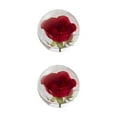 thumbnail image 3 of maskred Resin Crystal Ball Timeless Addition To Collection Crystal Ball With Flower Rose 8cm 2Set, 3 of 6