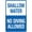 Warning Sign 2, variant on Sheep Ahead Image Sign - 8"x12" Aluminum Reflective Sign, UV Protected Waterproof for Home Business Rural Road Farm