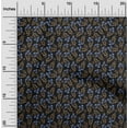 thumbnail image 2 of oneOone Polyester Lycra Black Fabric Florals Diy Clothing Quilting Fabric Print Fabric By Yard 56 Inch Wide, 2 of 4