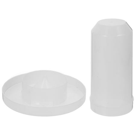 Baluue Chicken Waterer Automatic Automatic Chicken Feeder White ABS For Farm Use 1Pack