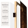 thumbnail image 4 of Oriental Furniture 6 Ft tall Double Sided Library Canvas Room Divider, 3 panel, 4 of 7