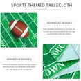 thumbnail image 3 of LOLIPPYY Disposable Rectangular Football Tablecloth - Game Day Party Table Cover and Favor, 3 of 7