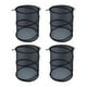 thumbnail image 4 of 4 piezas de malla para plantas, carpa protectora, accesorio de jardinería para camas de jardín elevadas, protector de jardín, mini invernadero. negro, 4 of 8