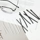thumbnail image 5 of Uxcell 2 pares de patillas de repuesto para gafas, puntas antideslizantes de silicona para gafas, retentores para gafas que se ajustan a 0.9-1.2mm para gafas de metal delgado redondas, estilo 2 negro, 5 of 6