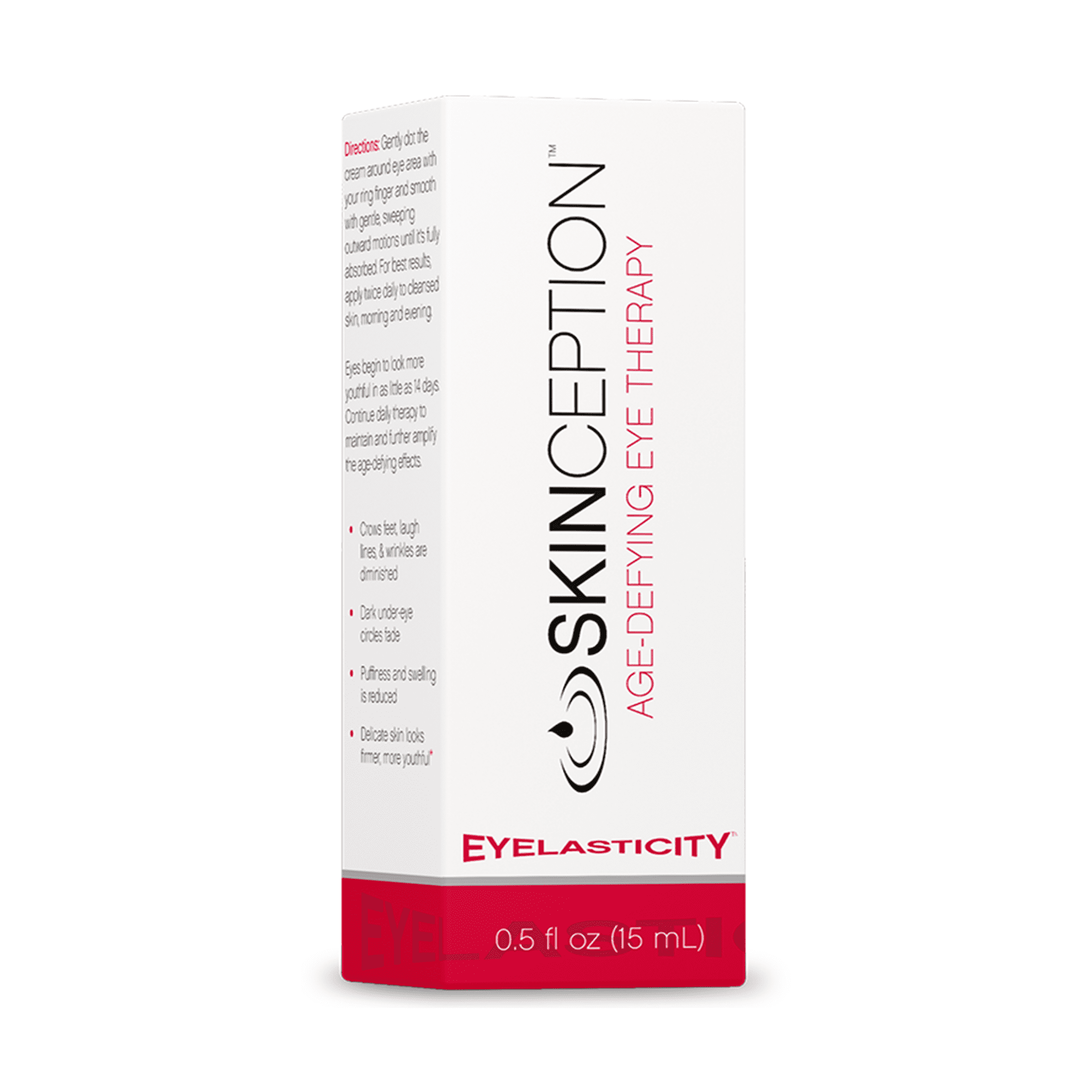 Eyelasticity Age-Defying Eye Therapy Wrinkle Cream Anti-Aging by Skinception - Minimize crow's feet and dark circles