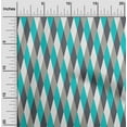 thumbnail image 1 of oneOone Polyester Lycra Turquoise Blue Fabric Argyle Check Sewing Material Print Fabric By The Yard 56 Inch Wide, 1 of 4