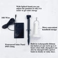 thumbnail image 5 of Luz solar para gallinero, bombilla LED solar colgante portátil, luz para gallinero con panel solar para tienda de campaña, pesca, senderismo, gallinero, iluminación de cobertizo, 5 of 5