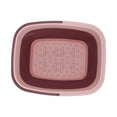 thumbnail image 4 of TKSE Baignoire à Pieds Pliable, Baignoire à Pieds Pliable Seau De Bain De Massage des Pieds en Silicone Portable Bassin De Spa pour Les Pieds Domestique(Rose), 4 of 14