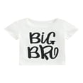 thumbnail image 1 of AMERTEER T-shirt en Coton Décontracté pour Garçons Été Manches Courtes Col Rond Imprimé Lettre Hauts Décontractés, 1 of 6