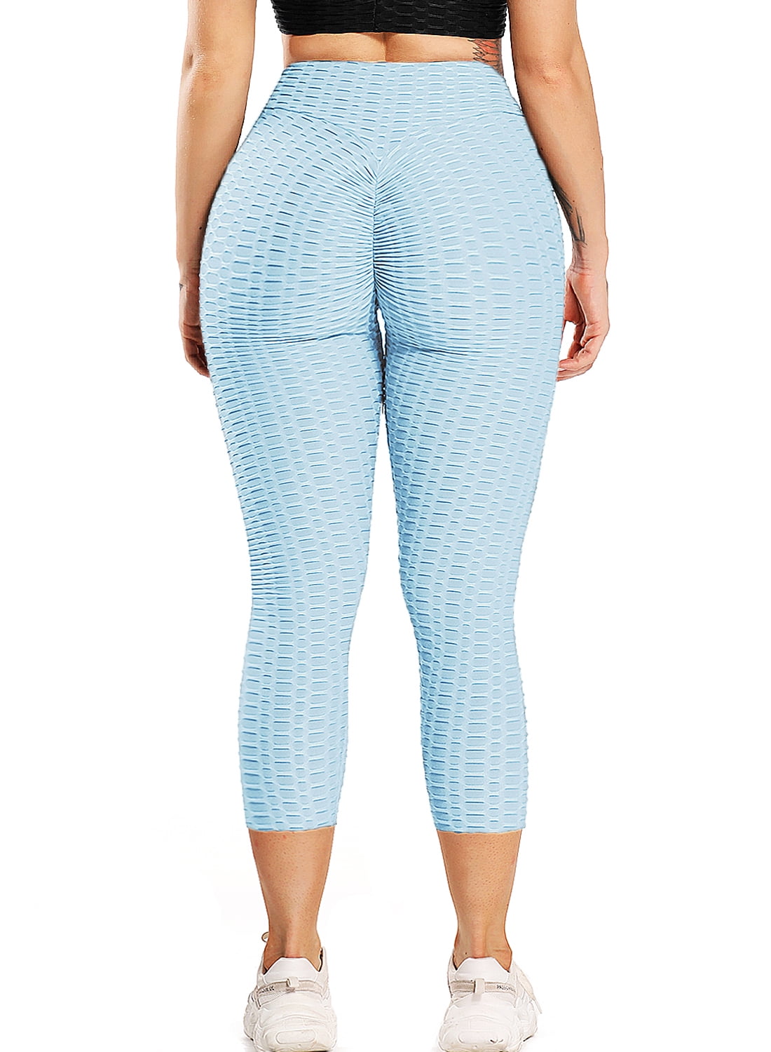 baby blue workout leggings