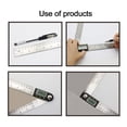 thumbnail image 4 of 200mm Digital Protractor Inclinometer Electronic Angle Gauge Stainless Steel Angle Ruler Goniometer Electronic Protractor ,Woodworking Protractor, 4 of 6