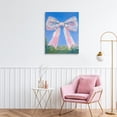 thumbnail image 3 of Stupell Industries Art Deco Iridescent Pink Bow in Meadow Canvas Art, 16 x 20, by The Prints Vibe, 3 of 8