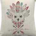 thumbnail image 1 of Wild Free Linen Throw Pillow, 1 of 1