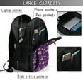 thumbnail image 4 of Vsdgher Mardi Gras and Donuts Print Travel Laptop Backpack, Laptops Backpack with USB Charging Port, Water Resistant Computer Bag Gift for Men & Women, 4 of 7