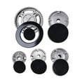 thumbnail image 1 of Upgrade Cooker Hat Set Oven Gas Hob Burner Crown Flame Cap Cover For SABAF Stove Handle Lid For Kitchen Cookware Accessory A, 1 of 8