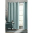 thumbnail image 1 of Safdie & Co. Curtain Woven Blackout 54X84L Aqua Geo, 1 of 2