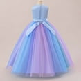 thumbnail image 6 of XIYON Girls Dresses Girls Princess Tutu Dress With Rainbow Flower Girl Birthday Tutu Dress For Stage Performance & Christening 3-4 Years, 6 of 7