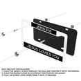 thumbnail image 3 of 2PC Jesus Loves You License Plate Prame Aluminum Rust-Proof Auto Parts License Plate Decorative Screws Fit Standard 2 Holes  U.S. License Plate, 2.2x 6.3 Inch, 3 of 7