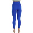 thumbnail image 3 of Homma Activewear Thick High Waist Tummy Compression Slimming Body Leggings Pant (Large, Royal), 3 of 7