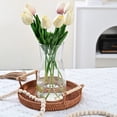thumbnail image 4 of Florero de cristal Nisoger, 20 cm, transparente, para centro de mesa, 4 of 9