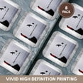 thumbnail image 6 of 3drose, I Promise to Protect You Always Quote with Couple Cuddling, Set of 8 Coasters - Soft, 6 of 7