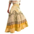 thumbnail image 1 of Robes d'Été Boho à Volants Longue Jupe en Dentelle Maxi Filet Évasée Longue Jupes Maxi pour Femmes, 1 of 5
