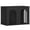 Black, variant on Hzuaneri Dog Crate Furniture, 46.5'' Wooden Indoor Dog Kennel with Multi‑Door & Anti‑Chew Iron Pipes for Medium‑Large Dogs, Black