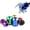Green Blue Purple Yellow Red, variant on Magnetic Bit Holder, Alloy Magnetic Screw Ring Sleeve with Built-in Magnet for Holding Screws, Fits Drill Drivers & Screwdrivers for DIY, Woodwork, PC Repair