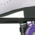 thumbnail image 2 of Roller Skates, High-Top Double Row Quad Lighting Skates for Adult, Women's 6.5 & Men's 5.5, Deep Purple, 2 of 8