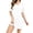 #75 White, variant on TEMOFON Dresses for Women Summer Short Sleeve Button Down Shirt Dress Casual V Neck Nightdress Skirts Loose Mini