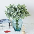 thumbnail image 2 of BLUESON Artificial Eucalyptus Leaves Branches Stems Faux Greenery Plant For Bouquet Vase, 2 of 8