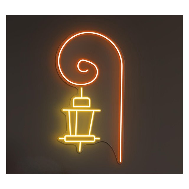 Farola De Calle, Linterna LED, Letrero Neón, Bombilla, Decoración Pared, Hogar, Tiendas, Arte, Luz, Habitación, Dormitorio, Juego 50cm