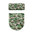 thumbnail image 5 of FORUDESIGNS Camo Print Toilet Lid Cover Toilet Tank Cover 2 Pieces Non-Fading Toilet Lid Protector, Machine Washable Seat Covers for Bathroom Decoration Accessories, 5 of 8