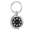 thumbnail image 1 of l Rose Heureux le Jour de la Mort Rotation Porte-Clés Porte-Clés en Métal, 1 of 2