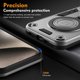 thumbnail image 5 of For Xiaomi Redmi Note 14 Pro 5G Case Rotatable Kickstand PC TPU Drop Protection Phone Cover - Black, 5 of 5