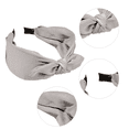 thumbnail image 3 of Diademas con lazo anudado para mujer, diadema con nudo a la moda, diadema con orejas de conejo, diademas anchas, diadema elástica, 3 of 5