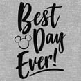 thumbnail image 2 of Toddler's Mickey & Friends Best Day Ever Silhouette Logo Graphic Tee Athletic Heather 5T, 2 of 3