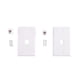 thumbnail image 1 of Paquete de 2 Placas de Pared Ethernet de 1 Puerto, Placa de Pared  Jack con Inserto de Acoplador en LíNea Hembra a Hembra RJ45, 1 of 1